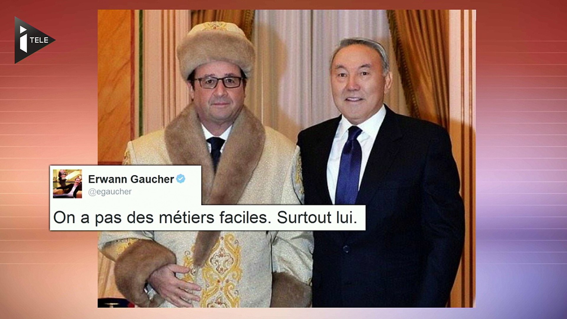 François Hollande : la chapka qui embarrasse l'Elysée - Vidéo Dailymotion