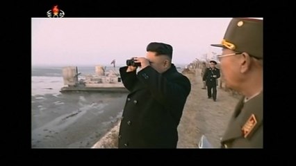 North Korean leader watches military drills - state TV