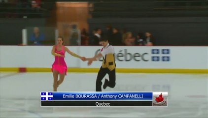 Émilie Bourassa / Anthony Campanelli QC- Junior Free Dance (REPLAY)