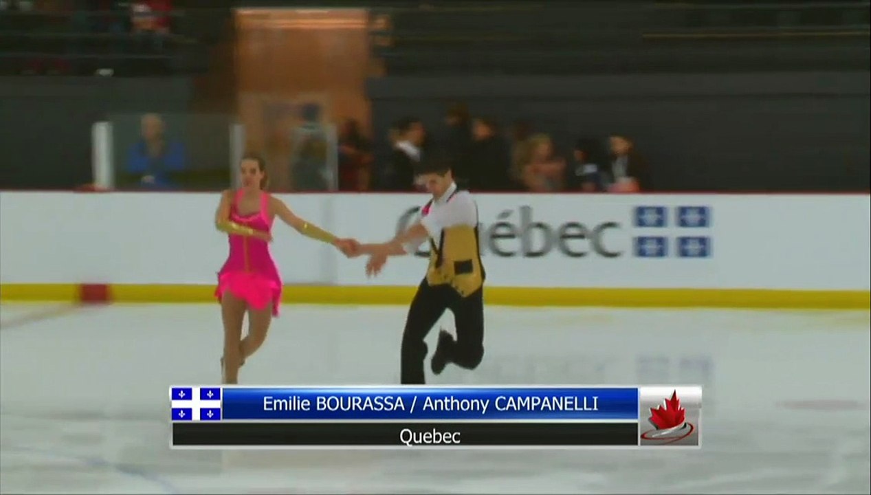 Émilie Bourassa / Anthony Campanelli QC- Junior Free Dance (REPLAY)
