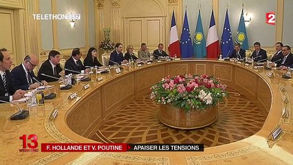Rendez-vous surprise Hollande-Poutine à Moscou