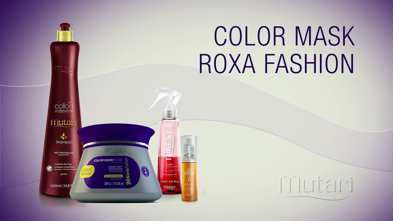 Color Mask Roxo - Máscara tonalizante para mechas roxas (1080p)