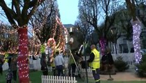 LES NEWS DU SAMEDI DE MICHOU64 W-D.D. - 5 DÉCEMBRE 2014 - NOËL ANGLAIS - LE VILLAGE ENCHANTÉ PRÊT POUR L'INAUGURATION.