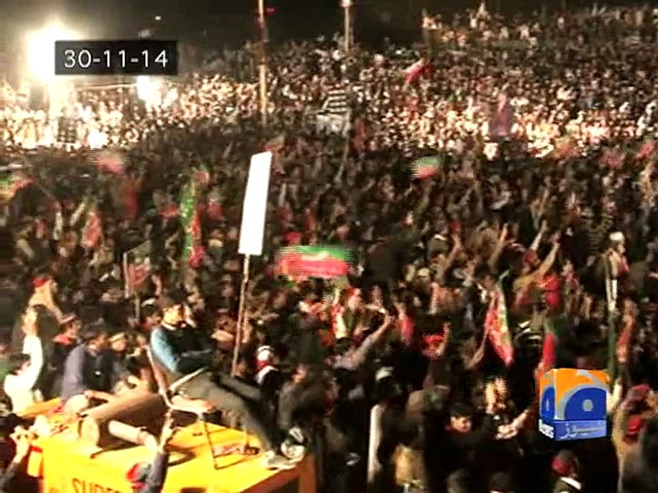 Faisalabad will shut down on Dec 8: Imran Khan-Geo Reports-06 Dec 2014