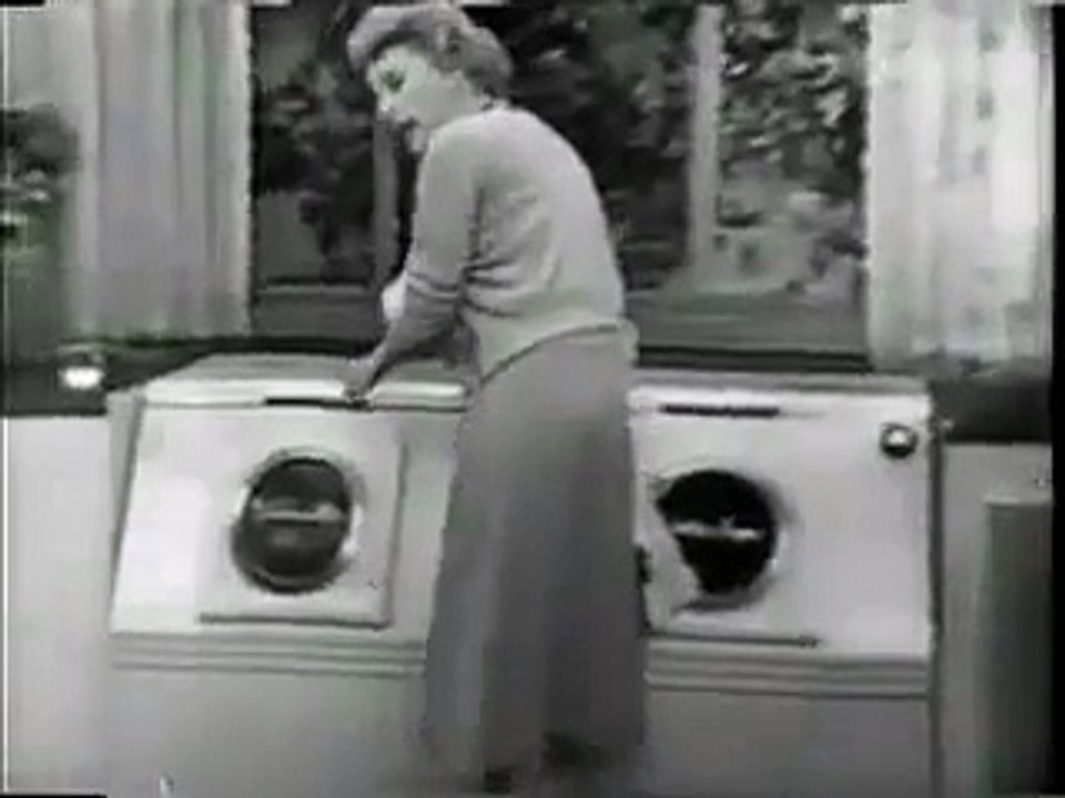 VINTAGE 1951 WESTINGHOUSE WASHING MACHINE & DRYER COMMERCIAL