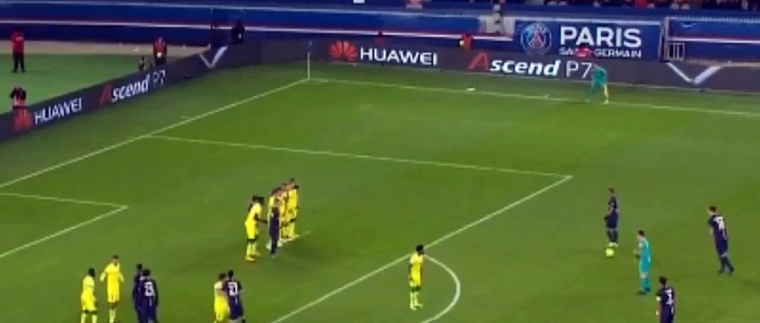 Zlatan Ibrahimovic Fantastic Free Kick Goal - PSG vs Nantes 2-1 HD 2014