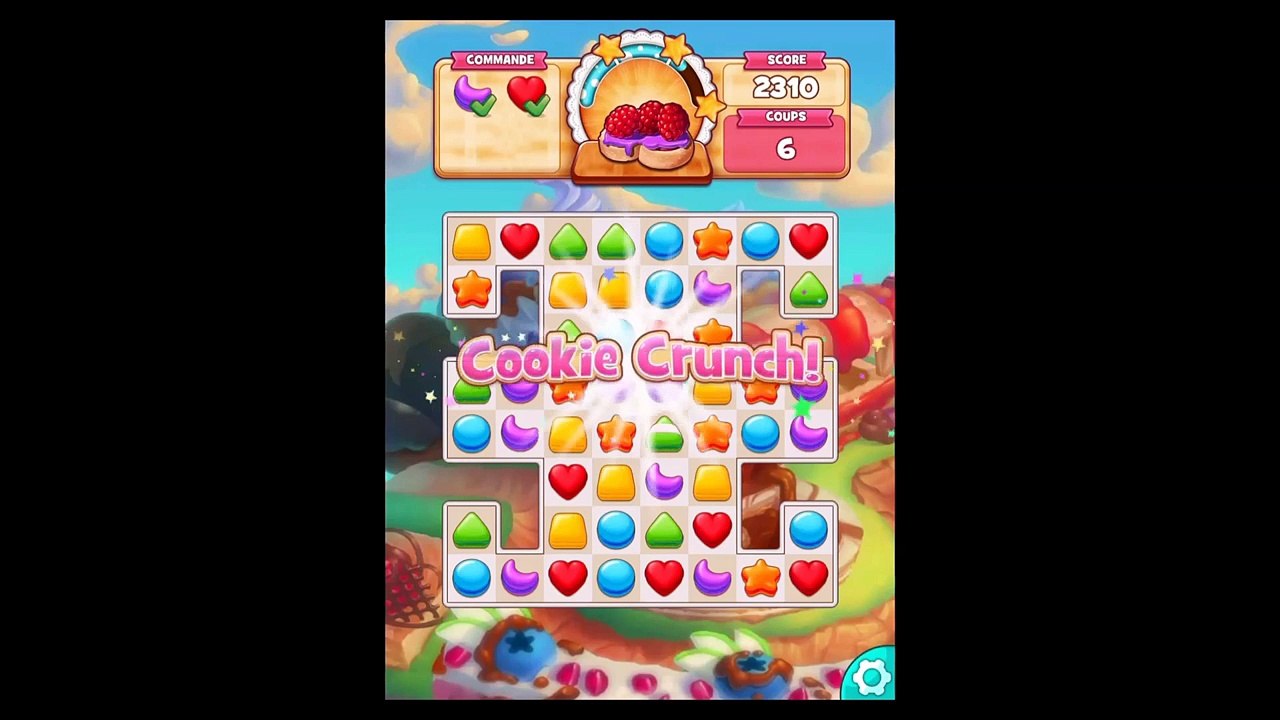 Cookie Jam : les 15 premiers niveaux