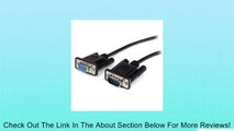 StarTech.com 0.5m DB9 RS232 Serial Extension Male to Female Cable, Black (MXT10050CMBK) Review