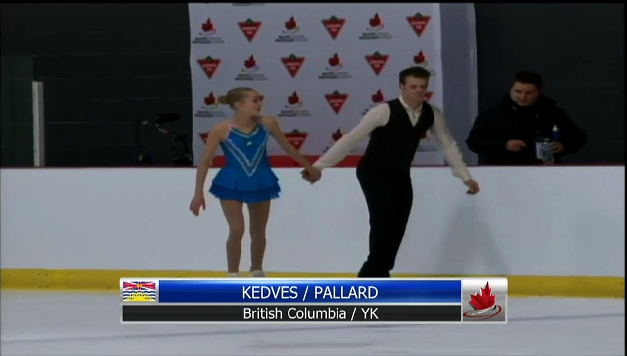 Sarah Kedves / Lucas Pallard BC/YK - Novice Pair Short Program (REPLAY)