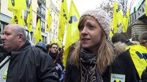 Paris: manifestation de chômeurs et de précaires pour l'emploi