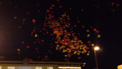 Illumination d'Argentan et lâcher de ballons