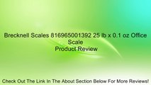 Brecknell Scales 816965001392 25 lb x 0.1 oz Office Scale Review