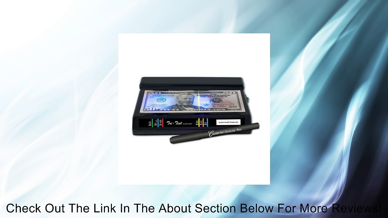Counterfeit tri-test portabale Detector For U.S Currency. Made by Drimark Products Inc Review