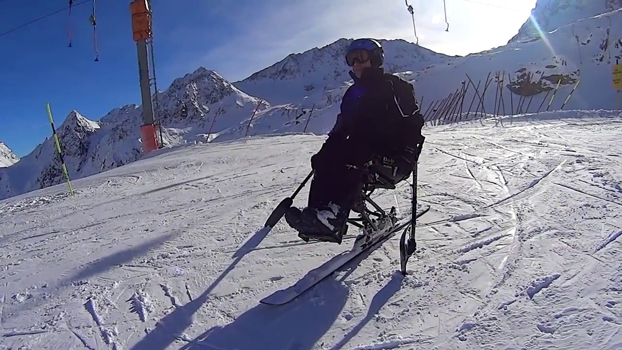 Stubai Glacier - Day 4 Thursday - Sitskiing - Monoski