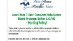 Blue Heron Health News Blood Pressure Exercise Program Reviews