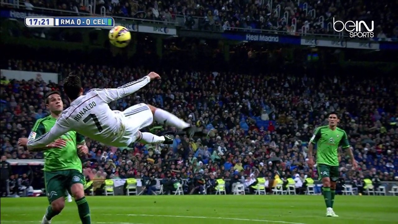 Cristiano Ronaldo proche d'un superbe but