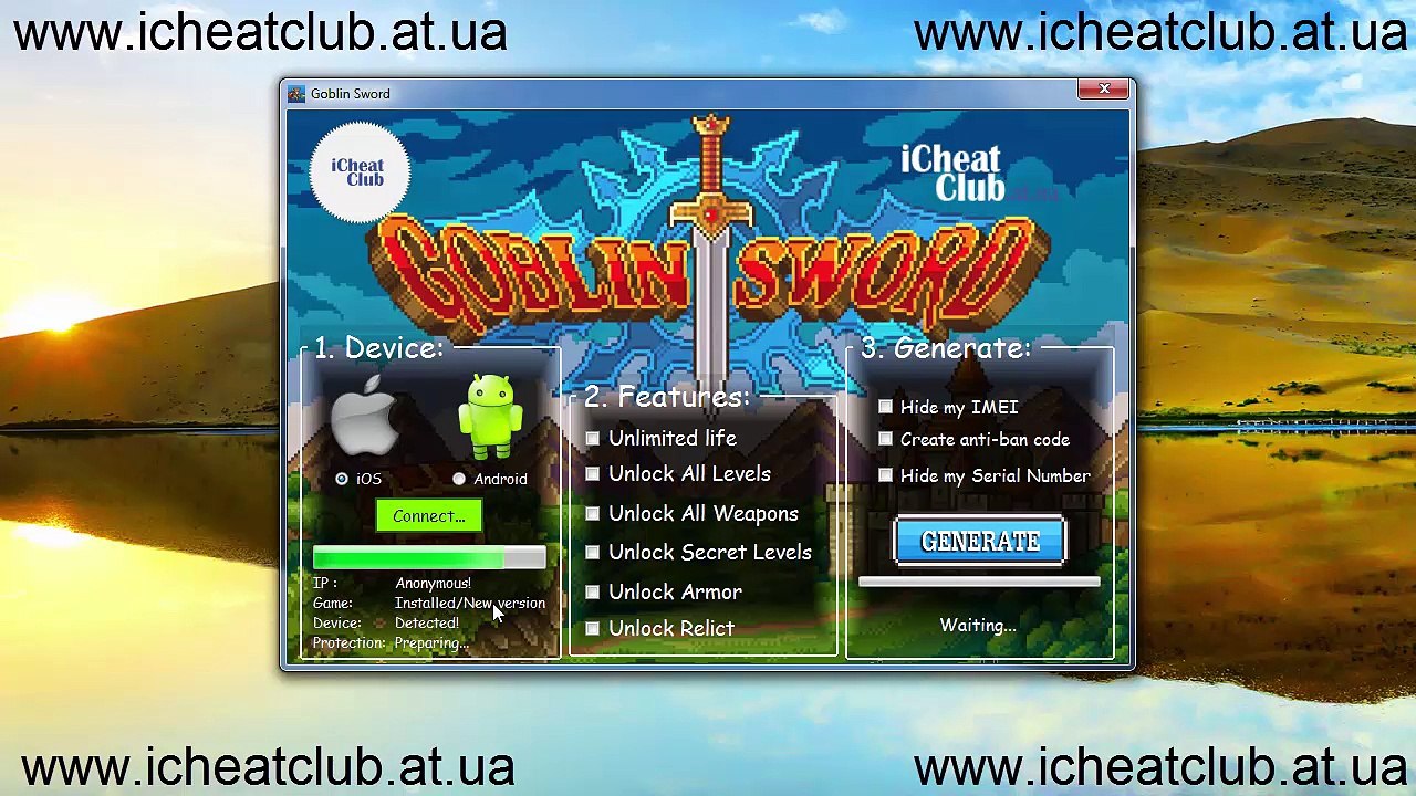 Goblin Sword Hack Tool Generator 2014 Hack / Cheat