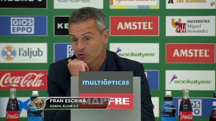 Escribá se queja de errores arbitrales