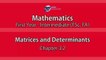 Matrices and Determinants - CH3.2 (Part 2)