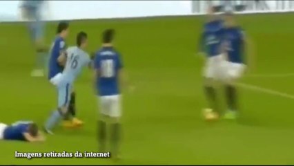 Confira o momento da lesão de Sergio Agüero