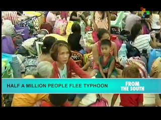Powerful Typhoon Hagupit begins to hit Phillipines