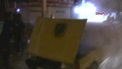 Lpg'li Taksi Seyir Halindeyken Yandı