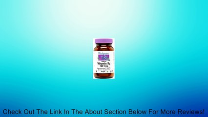 Bluebonnet Nutrition, Vitamin K2, 100 mcg, 100 Vcaps Review