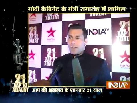 Live Salman khan on completing 21 Yrs of Aap Ki Adalat