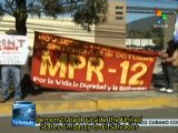 Americans residing in El Salvador protest US police abuses and racism