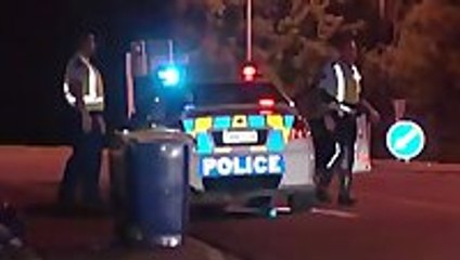 Cops Spike Police Car