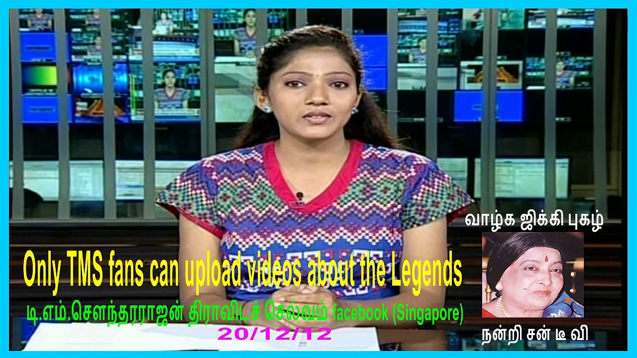 Singer Jikki is a legend 201212  ( Only TMS fans can upload videos about the Legends)