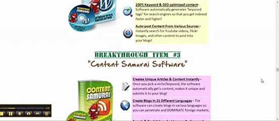 Auto Blog Samurai - 3in1 Niche Blog Creation Software Suite