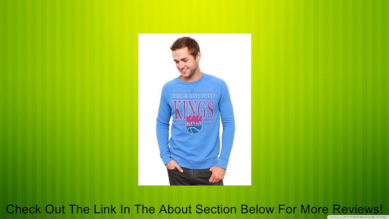 NBA Sacramento Kings Men's Vintage Solid Long Sleeve Fleece Shirt, Blueberry Review