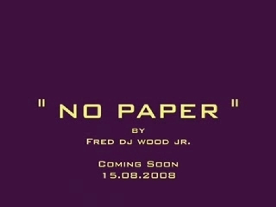 No paper trailer
