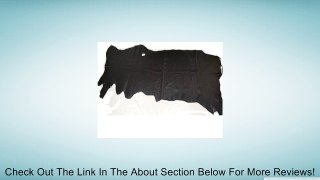 BLACK COW HIDE SKIN 20 SQUARE FEET, CRAFTS, GARMENT, SEAT COVERS, NEW Review