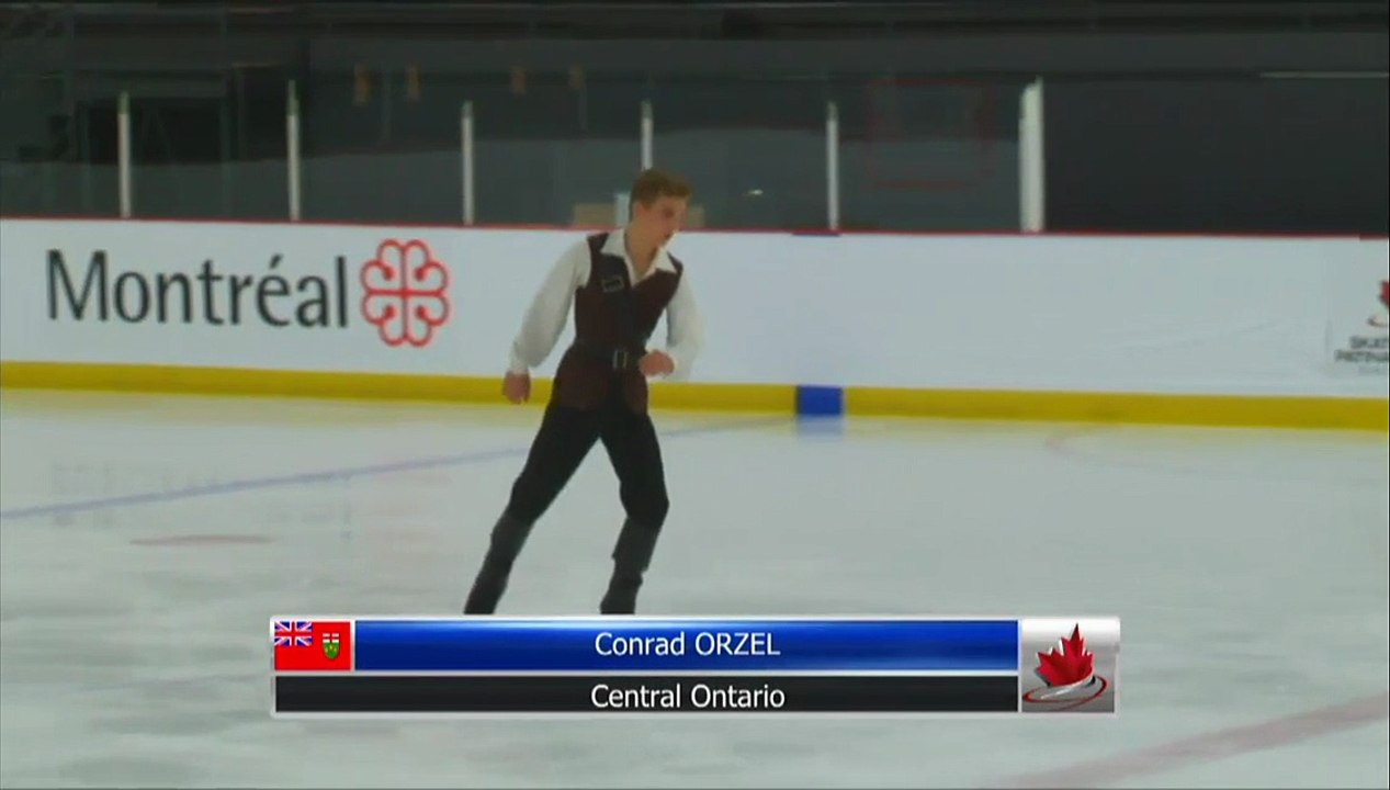 Conrad Orzel - Novice Men Short Program (REPLAY)