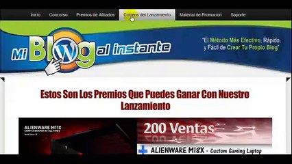 Proximo Lanzamiento Mi Blog al Instante