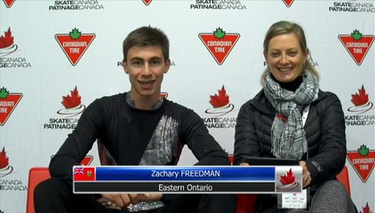 Gabriel St-Jean - Novice Men Short Program (REPLAY)