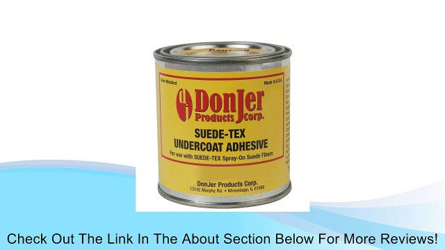 Suede-Tex Undercoat Adhesive - Black - 8 OZ Can Review