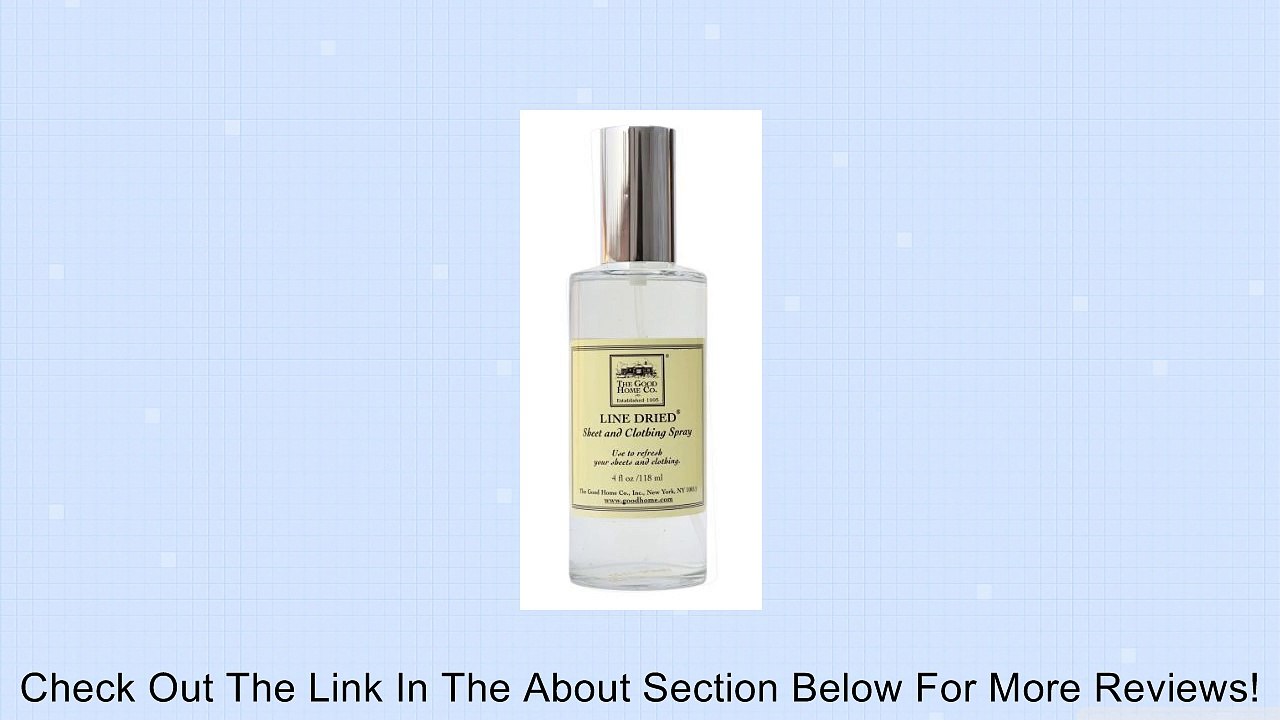 Sheet and Clothing Spray 4 fl oz Review