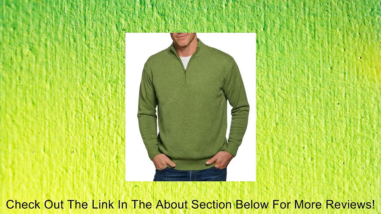 Wool Overs Men's Lambswool Zip Neck Sweater Review