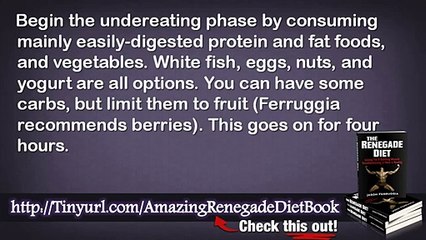 Reviews Of The Renegade Diet And The Renegade Diet Jason Ferruggia