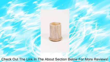 Golden Onyx Hurricane Candle Holders 7" Review