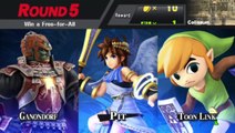 Super Smash Bros. For Wii U Classic Mode Let's Play / PlayThrough / WalkThrough Part - Playing As The Dire Mii Fighter