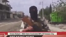YPG Kobani : ISIS Claim Controled 80% of Kobane City [RAW FOOTAGE]