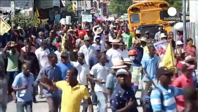 Revolta no Haiti contra o presidente Martelly
