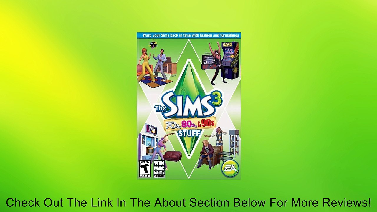 The Sims 3 70's, 80's and 90's Stuff Review