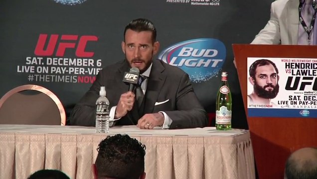 UFC 181: CM Punk Press Conference Highlights