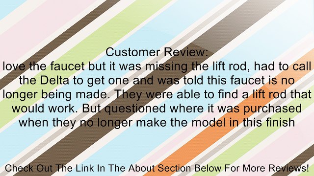 Delta Faucet 2555-CZMPU-DST Victorian Two Handle Centerset Lavatory Faucet, Champagne Bronze Review