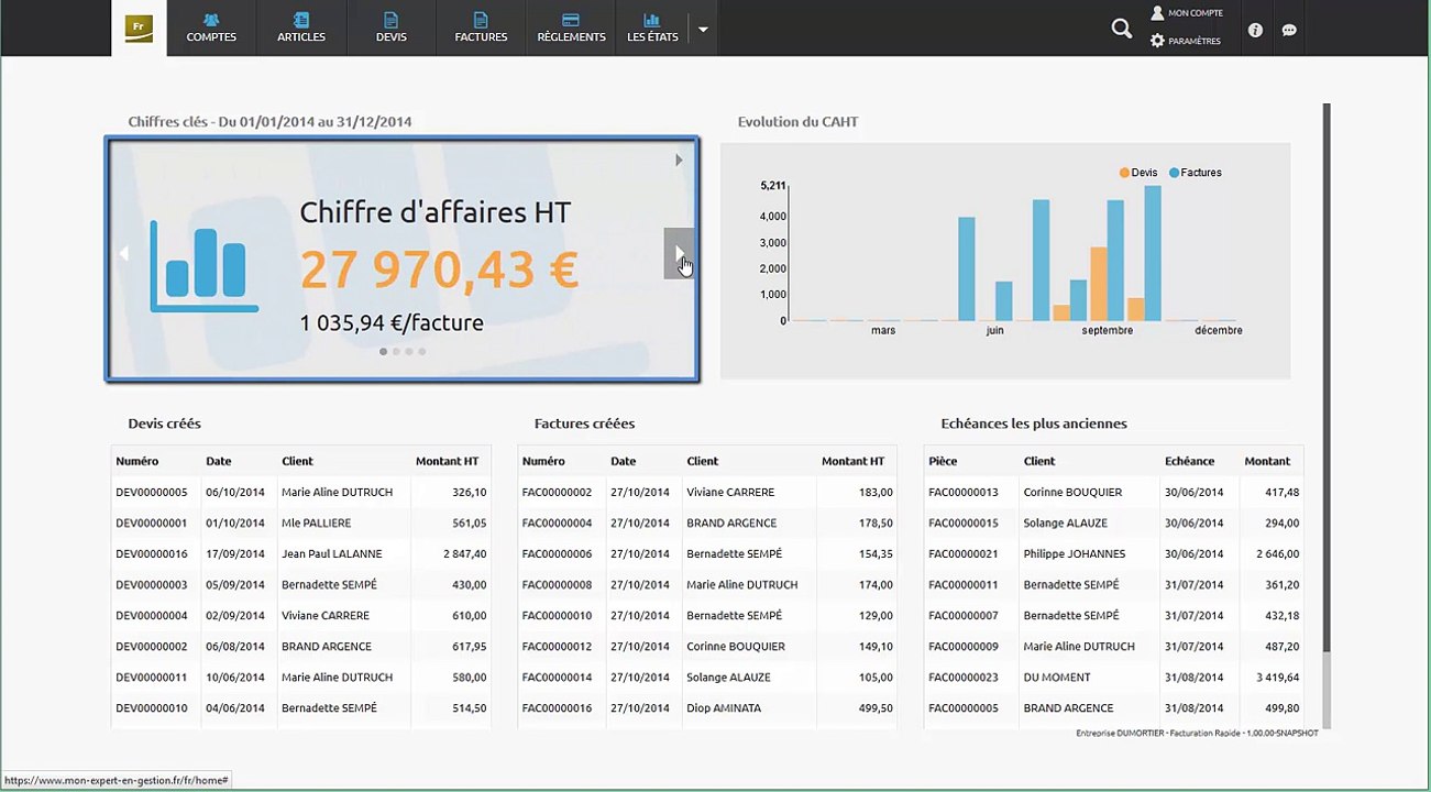 Facturation Rapide - Mode d'emploi HD